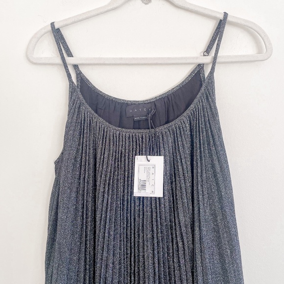 Hatch The Veronika Metallic Midi Dress 1 (4/6; S/M) NWT - Picture 5 of 11